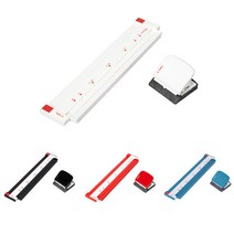 칼(CARL) 30공 펀치 GP-2630 셀프제본 펀칭기 타공기, 레드, 칼 타공기 GP-2630