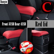 for toyota aygo bj armrest for peugeot 107 citroen c1 interior parts special car armrest center stor, c4 레드 7usb