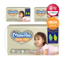 마미포코 마미포코기저귀 피부온기케어 대40P(여)x3팩(1B), one color free