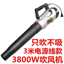 미세먼지 집진기 송풍 이동식 블로워 송풍기 쓰레기 야외 실외 이파리 유선 무선 휴대용 충전식, 3800W 파워드라이어 자체 3m 라인 포함