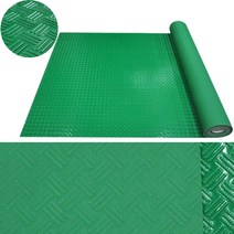 옥상 경사로용 체크무늬 그린 롤 매트 4M 복도 pvc 매장 옥상바닥 diy, 그레이