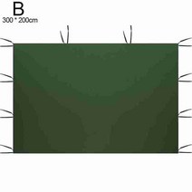 어닝 사이드월 야외 캐노피 천으로 방수 대형 경량 캠핑 텐트 방수포 보호소 해먹 비 플라이 커버 태양 그늘, [02] B