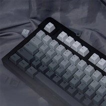 사오파오 체리 블랙 그라디언트 키캡 PBT 염료승화 (129키), 1. 정각