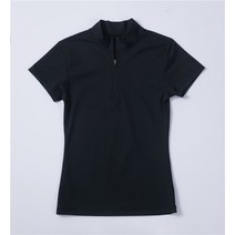 승마바지 승마복 조끼 승마 의류 티셔츠 여성 티 탑스 말 등 라이더 여름 반팔 장비 플러스 사이즈, 02 블랙 컬러_02 M