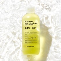 [공식지정] 바디샤워 클렌져 웰더마 어성초 아크네 제로 올인원 바디워시젤, 1개