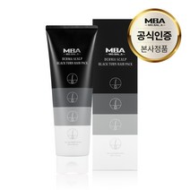 MBA 탈모완화 모발영양 집중케어 탈모케어 새치커버 모발아 더마 스칼프 블랙턴 헤어 팩 270ml, 1개