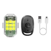 RC 오토바이 원격 제어 LED 스트로브 라이트 자동차 자전거 무선 7 색 충돌 방지 경고 램프 표시기 방수 8/1 개, 04 1PCS