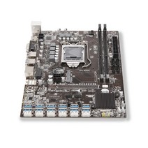 B250C 컴퓨터 마더 보드 온보드 기가비트 네트워크 USB 3.0 PCI-E 4.0 GPU 4 SATA 마이닝 보드 데스크탑 PC 마더 보드 수리, NO1
