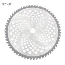 잔디깎기 충전식 수동 기계 10 인치 40T/60T/80T 합금 브러시 커터 톱 블레이드 잔디 깎는 기계 트리머 정, 02 60T