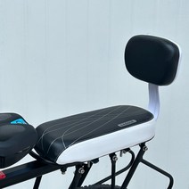 자전거 뒷자리 쿠션 등받이 보조의자 안장 블랙