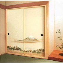 명상 방석 일본 푸시마 문지 2 장/쌍 와시 목판 장식 벽지 소지 슬라이딩 도어 침실 거실 108배, 3.625