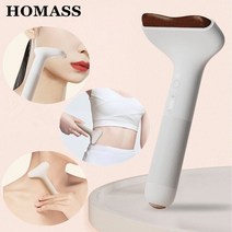 HOMASS 스톤 괄사 마사지기 전동떠밀다 전신 마사지 얼굴 미용 속살 괄사, 1개, Redstone