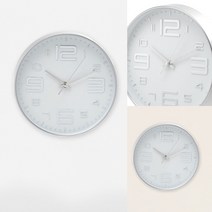 원형 벽시계(실버/화이트) 개업판촉물 사은품쇼핑몰 행사기념품