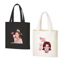 송가인굿즈 송가인 커스텀 데일리 포토/캐릭터 에코백