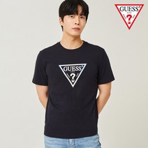 게스진 [게스] 남성 레인보우 삼각 반팔티 (MN2K9408)