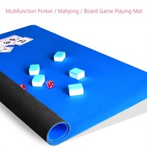 3mm 두꺼운 고무 보드 게임 마작 포커 매트 가족 홈 플레이 방수 미끄럼 방지 다기능 playmat, 녹색 50x50cm