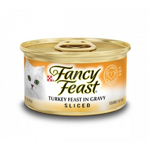 고양이사료 팬시피스트 슬라이스 칠면조 85g, 1개
