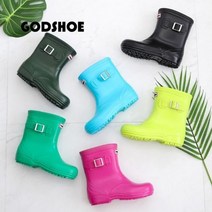 갓슈 갓슈 레인보우 레인부츠 아동장화 고급PVC 여우화 (2369766)