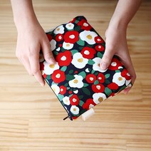 [DIY키트 패키지] 화장품 파우치 만들기 미니동백파우치2, 사과