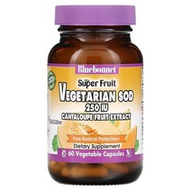 블루보넷 슈퍼 프루트 베지테리안 SOD 칸탈루프 열매추출물 250IU 60캡슐, One Color, One Size