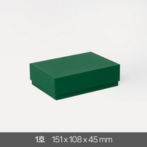 고급 선물 상자 1호 답례품 싸바리 패키지 기프트 포장 무지 국산 케이스, 그린 1개