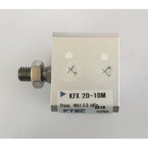 에어실린더 KFX20-10 에프텍 박형실린더, KFX20-10M (숫나사), 1개