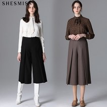 [쉬즈미스.] [쉬즈미스] 울 블렌드 퀼로트 팬츠