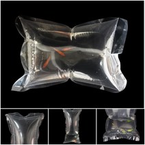 물고기 금붕어 키우기 포장지 밀봉 밀폐 봉지 10장, 4피쉬비닐20X35cm10p