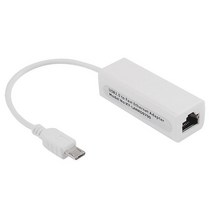 5핀 케이블 태블릿 PC 용 미니 USB 5 핀 10/100 Mbps RJ45 LAN 이더넷 어댑터, 01 White