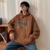 스노우 보드 톨티 후드 Fat Brother 스웨터 남성 봄 가을 틈새 디자인 센스 루즈 탑 대형 프린트 자켓