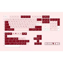 152 키/세트 PBT 5면 염료 하위 키 캡 GMK 달링 키캡 체리 프로파일 일본 키캡 ISO 입력 7U 스페이스키보드 캡 DIY, 열쇠모자만