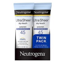 neutrogena 울트라 쉬어 드라이 터치 방수 및 기름기 없는 선스크린선크림 썬크림