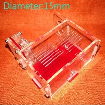 개미집 키우기 세트 ant Workshop double test tube nest new back nest 애완 동물 개미 둥지 18mm 구경 아크릴 개미 둥지 미니 개미 농장, 스타일에프