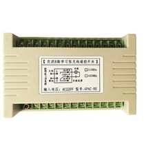 무선 스마트 홈 원격 제어 스위치 AC 220V 8 채널 수신기 릴레이 모듈 컨트롤러 TX 버튼 315/433MHz, 02 B_02 433MHZ