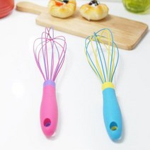머랭치기 계란물풀기 실리콘 거품기 반죽믹스 홈베이킹, 블루