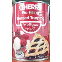 체리 파이필링 통조림 595g 대한제당 업소용 업소, 상세페이지 참조