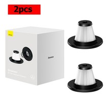 헤파필터 강력진공 소형 미니A7 6000Pa 자동차 지능 청소기 용 Baseus 2PCS HEPA Nano Fliter, 01 2PCS