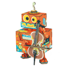 [영문판] 로보타임 오르골 ROBOTIME D.I.Y 뮤직 박스 AMD53 Little Performer 첼로 로보트