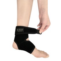 이에스유 국산고급 2단 압박 발목보호대 블랙 1개