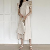 브이와이 VY 여자 프릴 칠부 SS 클래식 소매 점프수트
