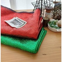 혜인천 무대의상원단 반짝이 샤틴 2컬러, 레드