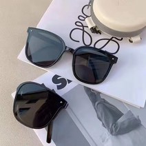 JL 남여공용 접이식 자외선차단 편광 레트로 투명 빅 선글라스