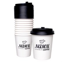 일회용핫컵 뚜껑세트 10oz 10개입 화이트 테이크아웃컵 커피컵 핫커피용컵 종이컵세트, ◎상품_상품선택◎, ◎상품_상품선택◎