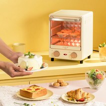 KONKA 3단 큐브형 복합 전기오븐 12L, 블루