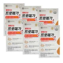 종근당건강 프로메가 알티지오메가3 홈쇼핑 성인 남자 여자 명절선물 rtg 영양제 부모님 어머니 아버지 건강세트선물, 6박스(6개월분)-인기 할인가