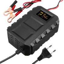 자동차 오토바이 배터리 충전기 12V 24V 20A방전 배터리 급속 임시 충전 점프스타터, KC-20A 충전기(미국 플러그)