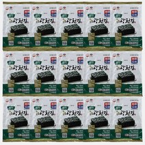 광천김 파래 전장김 15봉, 단품, 단품