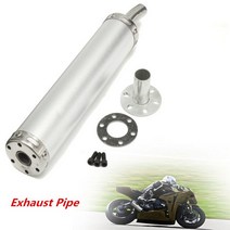 50-250CC 유니버설 2 스트로크 스쿠터 더트 오토바이 레이싱 배기 머플러 소음 소음기 2 스트로크 배기 파