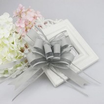 웨딩카장식 프로포즈 웨딩카 꾸미기 결혼기념일 리본 장식 10pcs 아름다운 당겨, yh