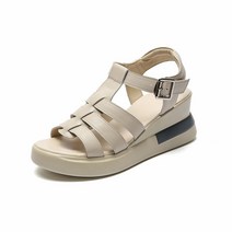 fayou 여성 여름 소프트 웨지힐샌들 7cm
